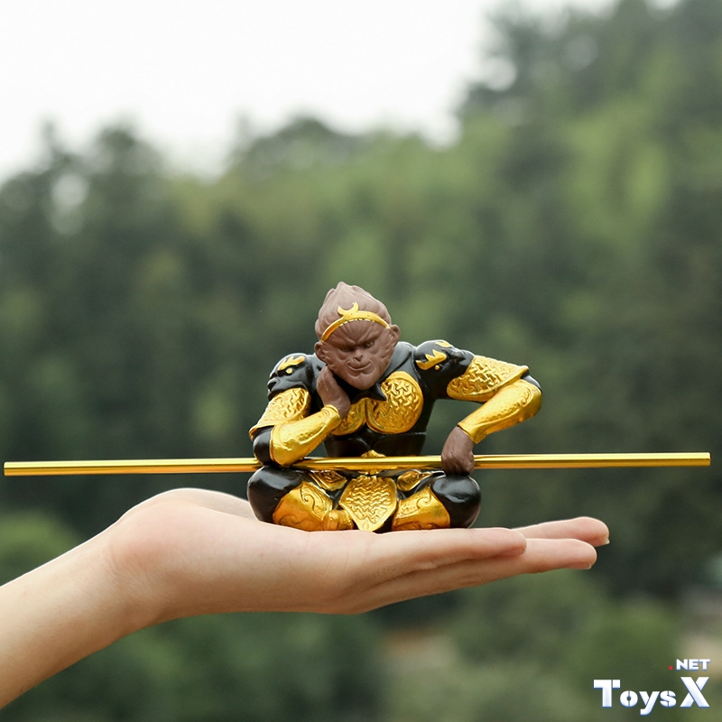 Purple Sand monkey tea ornaments the Monkey King: Quest for the Sutra boutique tea set tea ceremony tea culture accessories car interior decoration - Image 3