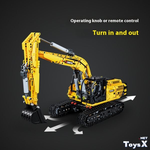 Double E C61082 excavator building blocks cada assembled high difficulty large technology group mechanical boy toys - Image 4