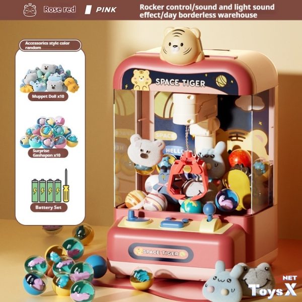 Children's new prize claw machine clip doll small family mini gashapon machine boys and girls toys birthday gift - Image 17