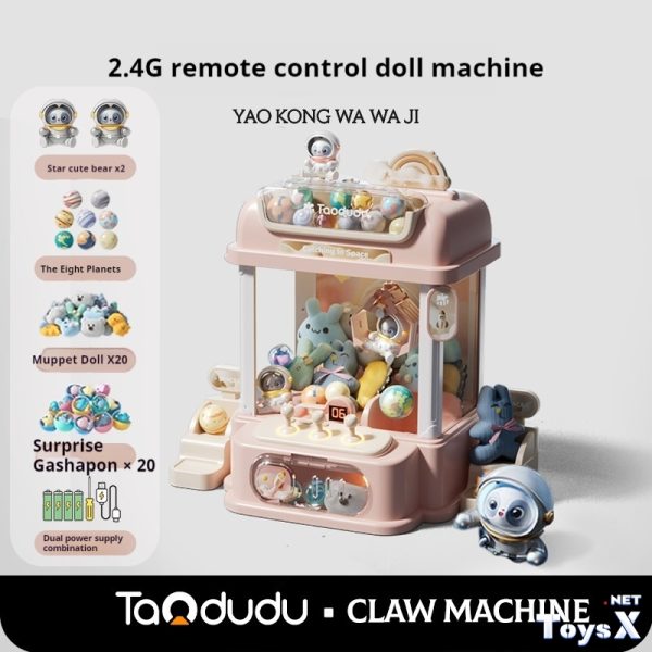 Children's new prize claw machine clip doll small family mini gashapon machine boys and girls toys birthday gift - Image 11
