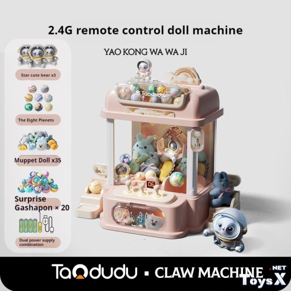 Children's new prize claw machine clip doll small family mini gashapon machine boys and girls toys birthday gift - Image 12