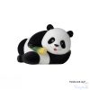 Happy little general panda baby flower cute blue and leaf table decoration trendy panda hand-made cute toys - Image 7