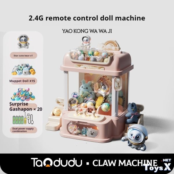 Children's new prize claw machine clip doll small family mini gashapon machine boys and girls toys birthday gift - Image 10