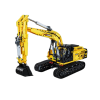 Double E C61082 excavator building blocks cada assembled high difficulty large technology group mechanical boy toys