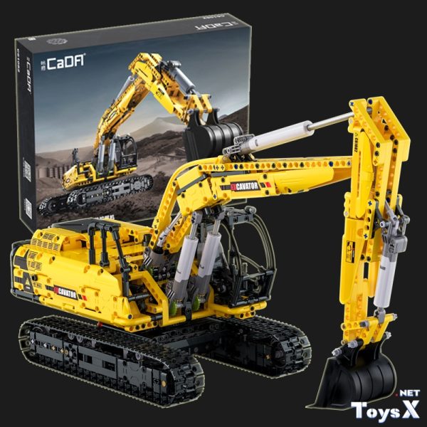 Double E C61082 excavator building blocks cada assembled high difficulty large technology group mechanical boy toys - Image 7