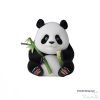 Happy little general panda baby flower cute blue and leaf table decoration trendy panda hand-made cute toys - Image 8