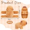 Animal Slap Bracelets Stuffed Animal Capybara Huggers Slap Bracelets 8.5'' Capybara Plush Toy Wrist Stuffed Animal Slap Band for Kids Birthday Party Favor Supply Gift - Image 4