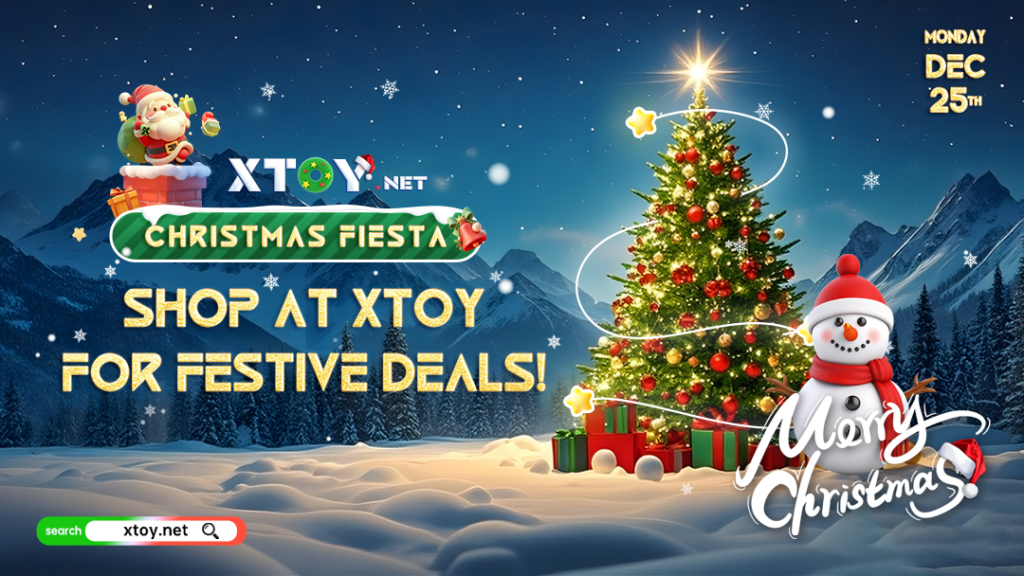 🎄🎁 Celebrate the Joy of Christmas With XTOY.net – Unwrap the Best Deals on Exclusive Christmas Toys! 🎅🎈