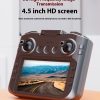 LCD remote control 8K HD aerial photography professional obstacle avoidance UAV with screen brushless 24km endurance GPS return - Image 2