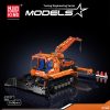 Remote control crawler crane crane children Educational Assembly building blocks toy mechanical model - Image 41