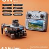 LCD remote control 8K HD aerial photography professional obstacle avoidance UAV with screen brushless 24km endurance GPS return