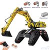 Remote control crawler crane crane children Educational Assembly building blocks toy mechanical model - Image 7