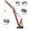 Remote control crawler crane crane children Educational Assembly building blocks toy mechanical model - Image 20