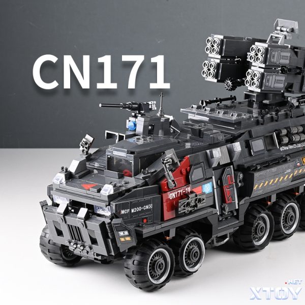 onebot wandering Earth personnel carriers (APC) Children's Day gift compatible with Lego building blocks toy high difficulty - Image 6