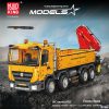 Remote control crawler crane crane children Educational Assembly building blocks toy mechanical model - Image 42