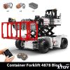 Remote control crawler crane crane children Educational Assembly building blocks toy mechanical model - Image 24