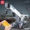 Remote control crawler crane crane children Educational Assembly building blocks toy mechanical model - Image 3