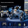 Electric Intelligent robot dog photoelectric spray changeable remote control robot toy for boys and girls - Image 5
